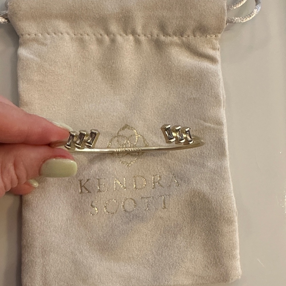 Kendra Scott Brush Gold Open Cuff